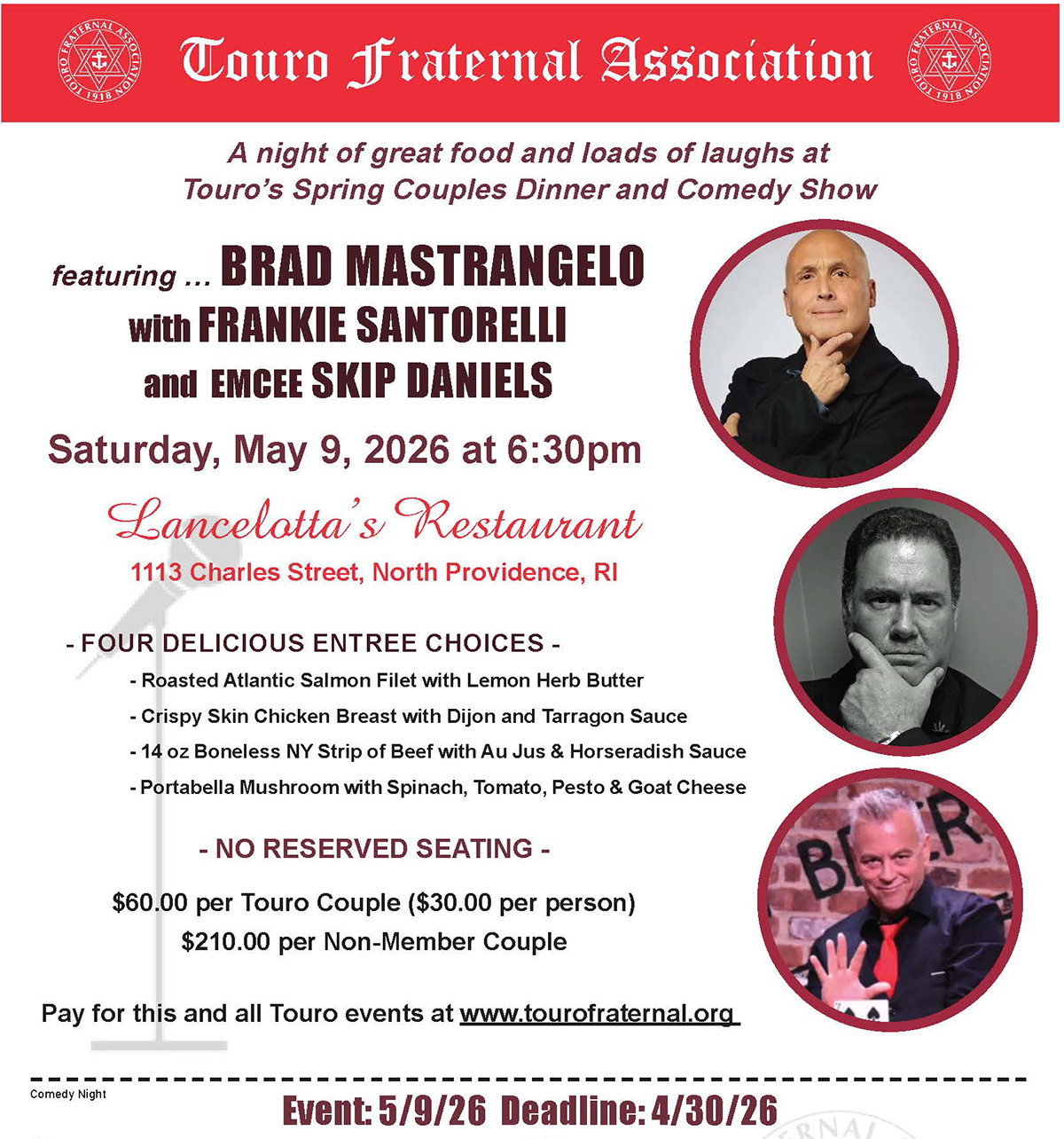 Installation Dinner May 24 page