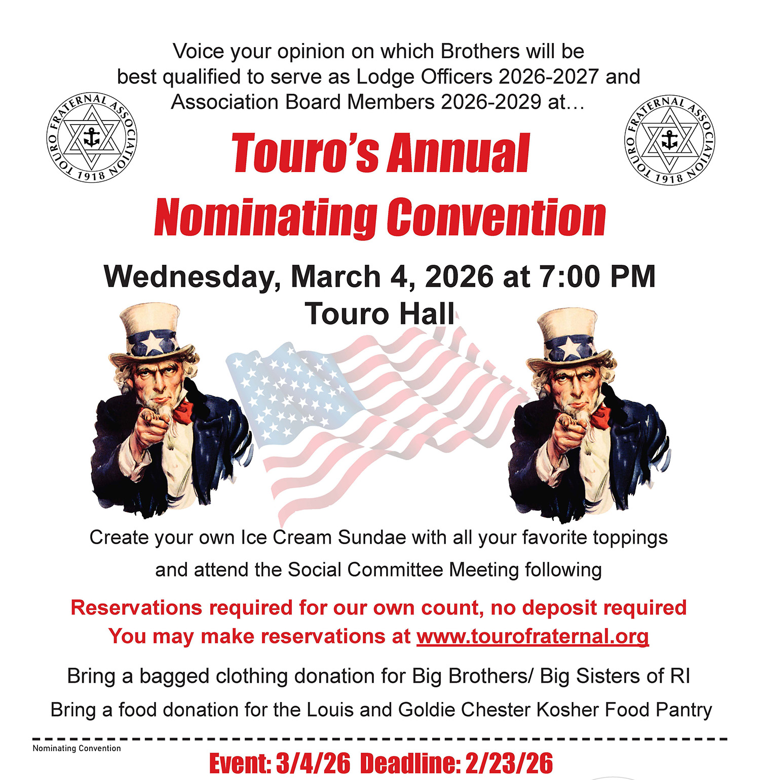 Nomination Convention 2026